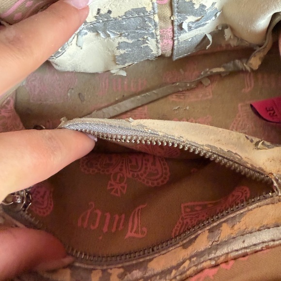 Juicy Couture Pink and Black Satchel - Picture 6 of 9